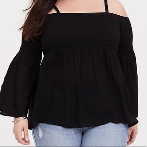 Cold shoulder top